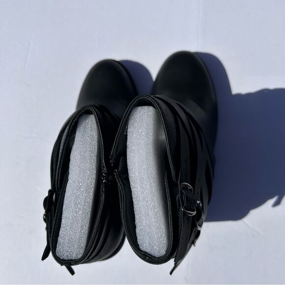 Journee Collection - Women's Wide Strap Boots - Size 8 - Picture 6 of 7